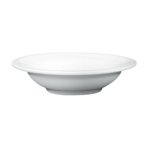 Cameo China Fruit Bowl (3 oz, Model 301-42) from the Bostonian collection, featuring embossed lines and designed for fruits and small desserts in restaurants.