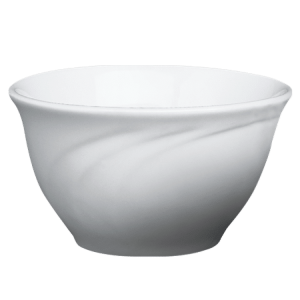 Cameo China Bouillon Bowl (7 oz, Model 301-59) from the Bostonian collection, featuring embossed lines and designed for soups and small portions in restaurants