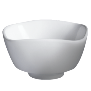 Cameo China 14-ounce square ceramic bowl, model 710-54A, suitable for restaurant service.