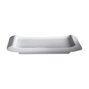 Cameo China rectangular ceramic platter, model 710-93S, suitable for restaurant service.