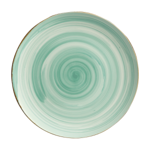 Cameo coupe plates with ergonomic design for elevated sauces and artisanal entree plating.