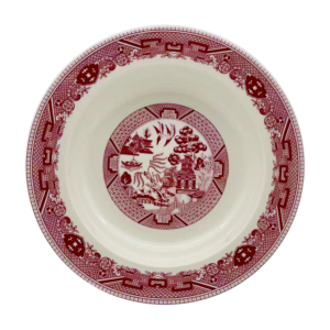 pink willow plates
