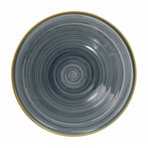 Cameo China dark blue gourmet plate, available in 8¼” and 10¼” sizes, for restaurant service.