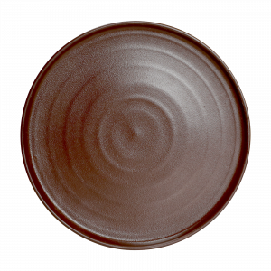 Cameo China lava finish gourmet plate, available in 8¼” and 10¼” sizes, for restaurant service.