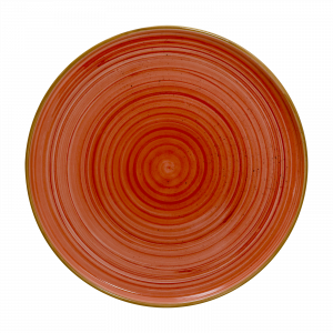 Cameo Gourmet Plate – Red | Chef-Approved Ceramic Design